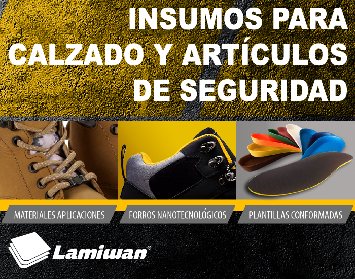 Materiales para palicaciones, forros nanotecnológicos, plantillas conformadas para calzado y articulos de seguridad.